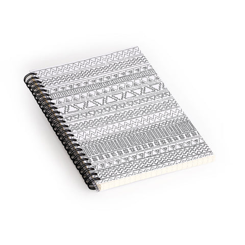 Fimbis Hand Drawn Shapes 1 Spiral Notebook
