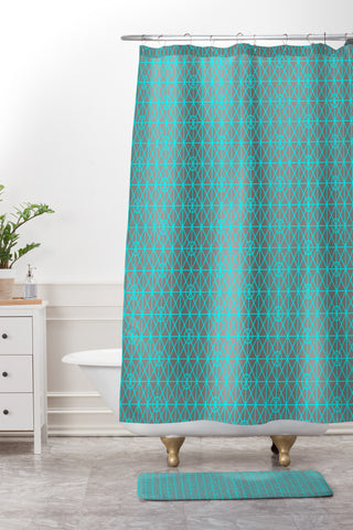 Fimbis Happy Shower Curtain And Mat