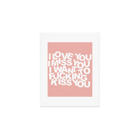 Fimbis I Want To Kiss You Art Print