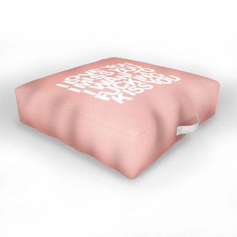 Fimbis I Want To Kiss You Outdoor Floor Cushion