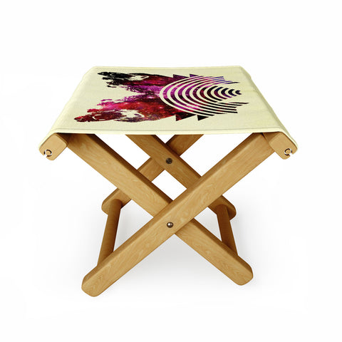 Fimbis Its A Grizzly Space Out There Folding Stool