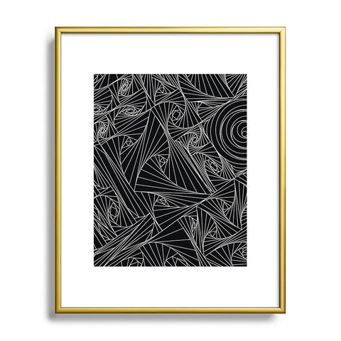 Fimbis Kooky Geometric Metal Framed Art Print