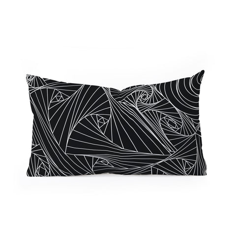 Fimbis Kooky Geometric Oblong Throw Pillow