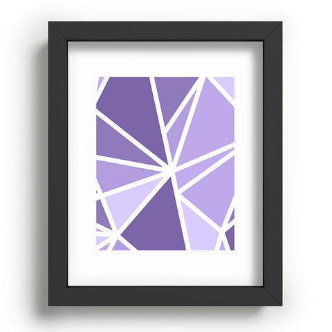 Fimbis Mosaic Purples Recessed Framing Rectangle
