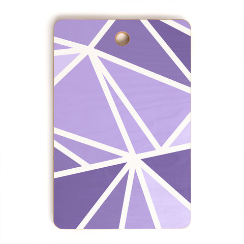 Fimbis Mosaic Purples Cutting Board Rectangle