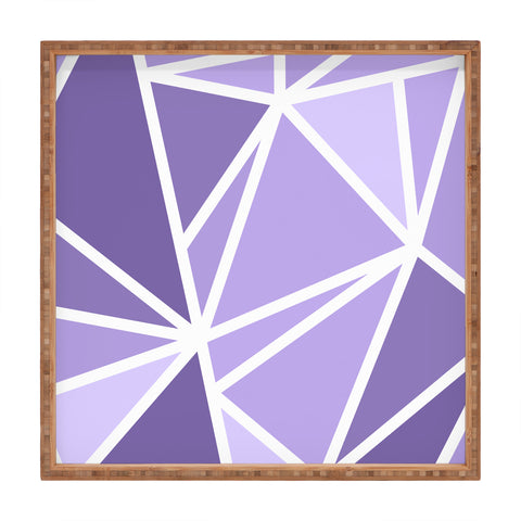 Fimbis Mosaic Purples Square Tray