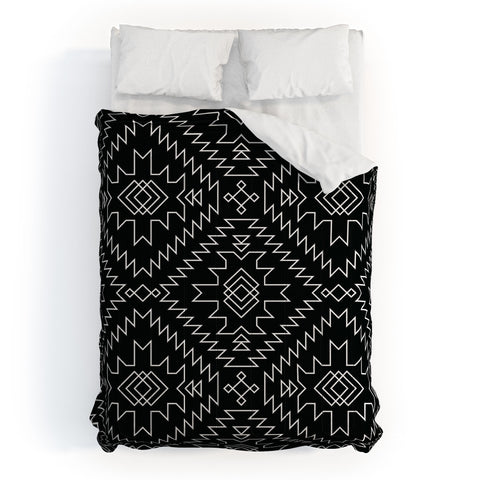 Fimbis NavNa Black and White 1 Comforter