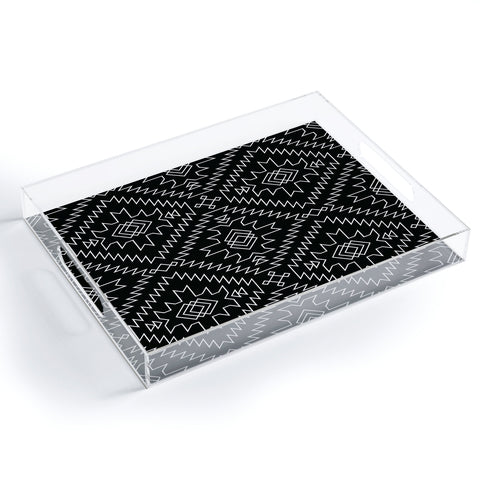 Fimbis NavNa Black and White 1 Acrylic Tray