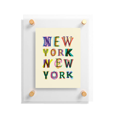 Fimbis New York New York Floating Acrylic Print