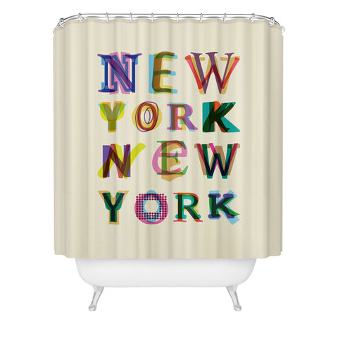 Fimbis New York New York Shower Curtain