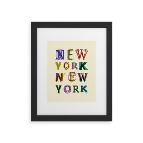 Fimbis New York New York Framed Art Print