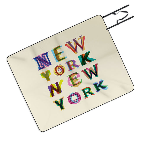 Fimbis New York New York Picnic Blanket