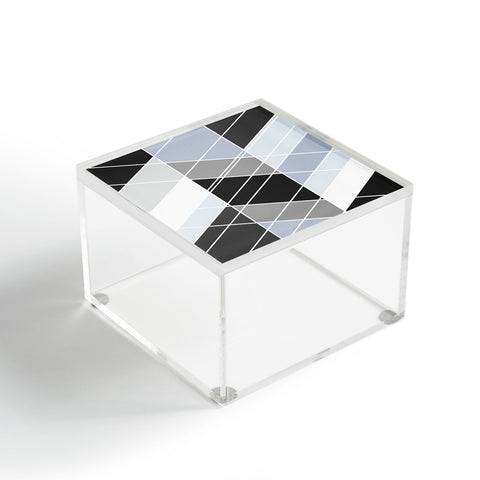 Fimbis Nordic Slant Geometric Acrylic Box