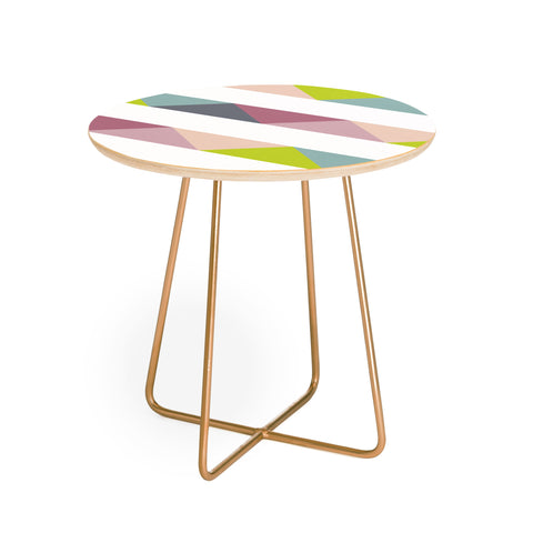 Fimbis Patchwork Spring Round Side Table