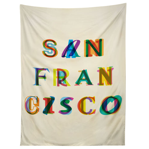Fimbis San Francisco Typography Tapestry