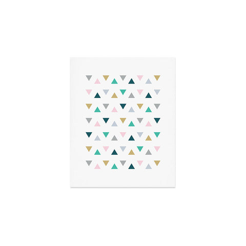 Fimbis Scandi Triangles Art Print