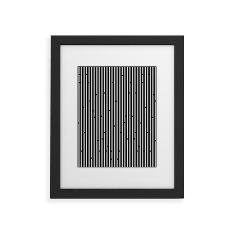 Fimbis Ses Black and White Framed Art Print