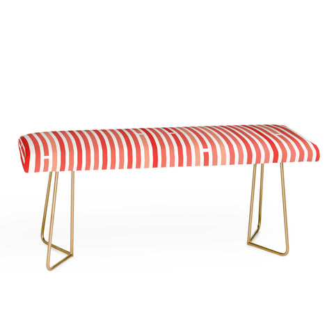 Fimbis Ses Living Coral Bench