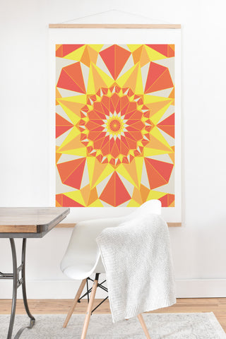 Fimbis Simetree Sun Art Print And Hanger