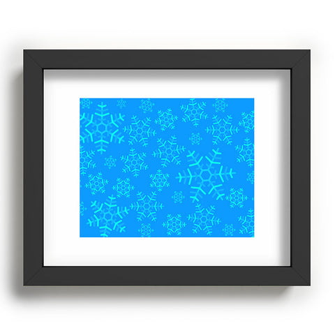 Fimbis Snowflakes Recessed Framing Rectangle