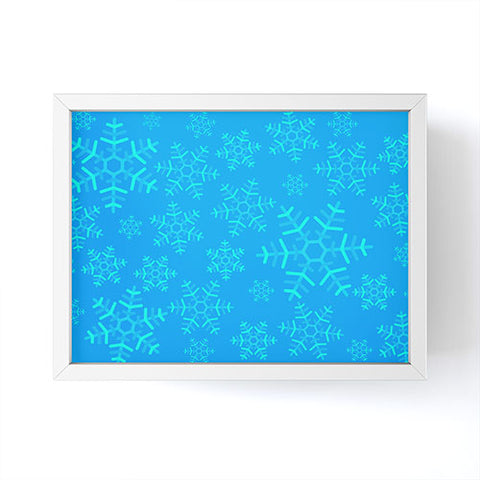 Fimbis Snowflakes Framed Mini Art Print