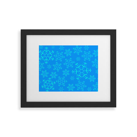 Fimbis Snowflakes Framed Art Print