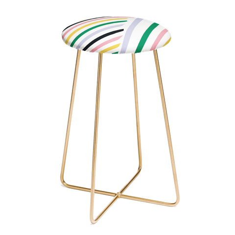 Fimbis Spring in Stripes Counter Stool