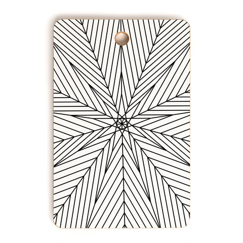 Fimbis Star Power Black and White 2 Cutting Board Rectangle