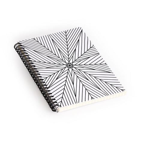 Fimbis Star Power Black and White 2 Spiral Notebook
