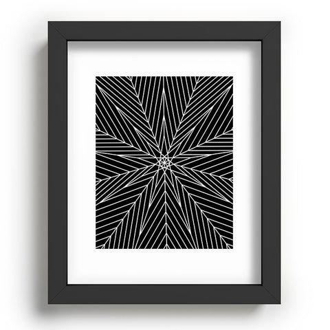 Fimbis Star Power Black and White Recessed Framing Rectangle