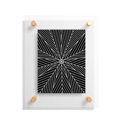 Fimbis Star Power Black and White Floating Acrylic Print