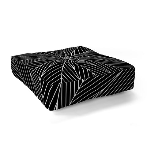 Fimbis Star Power Black and White Floor Pillow Square