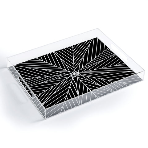 Fimbis Star Power Black and White Acrylic Tray