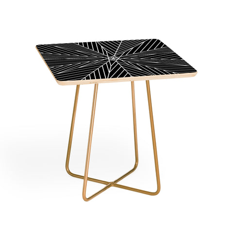 Fimbis Star Power Black and White Side Table