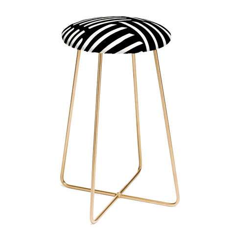 Fimbis Strypes BW Counter Stool