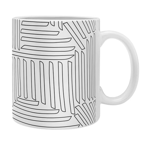 Fimbis Strypes BW Outline Coffee Mug