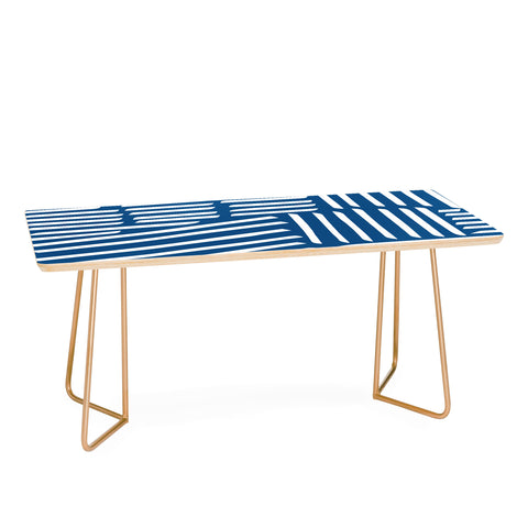 Fimbis Strypes Classic Blue Coffee Table