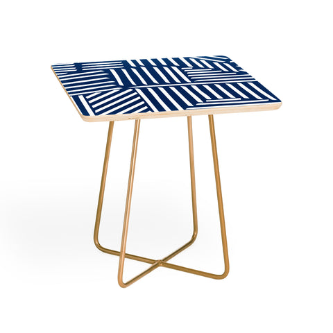 Fimbis Strypes Classic Blue Side Table