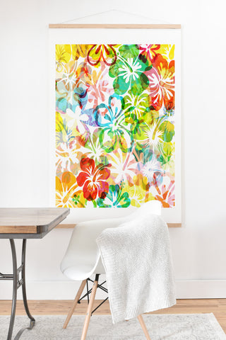 Fimbis Summer Flower Art Print And Hanger
