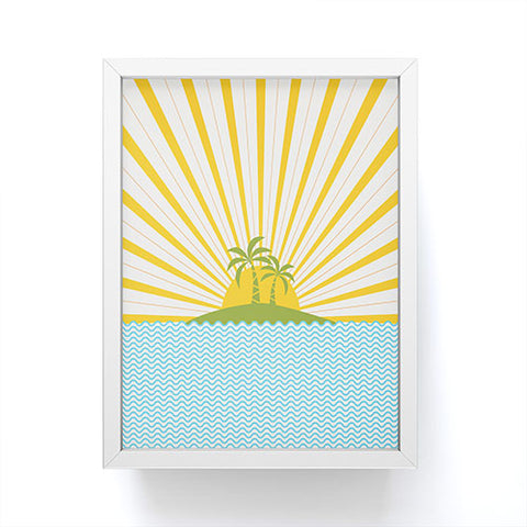 Fimbis Summer Sun Framed Mini Art Print