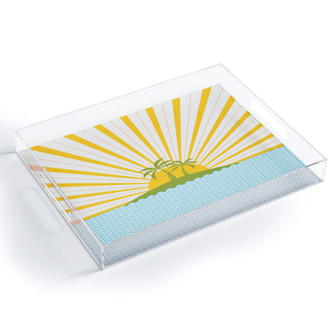 Fimbis Summer Sun Acrylic Tray