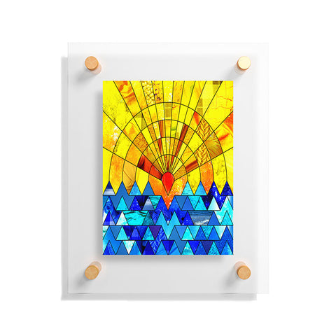 Fimbis Sun And Sea Floating Acrylic Print