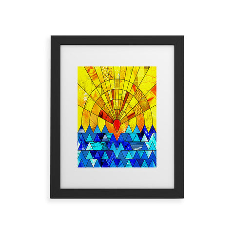 Fimbis Sun And Sea Framed Art Print