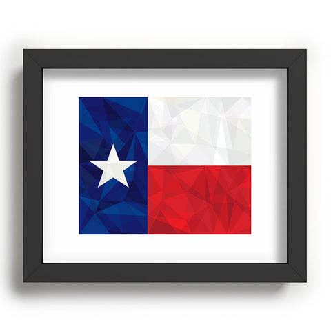 Fimbis Texas Geometric Flag Recessed Framing Rectangle