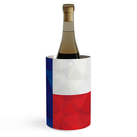 Fimbis Texas Geometric Flag Wine Chiller