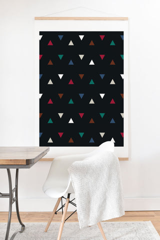 Fimbis Triangle Deluxe Art Print And Hanger