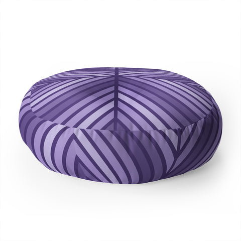 Fimbis Violet Celebration Floor Pillow Round