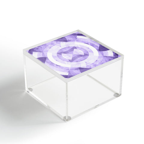 Fimbis Violet Circles Acrylic Box