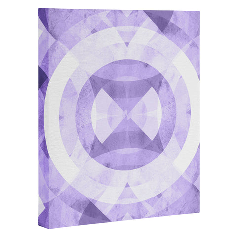 Fimbis Violet Circles Art Canvas
