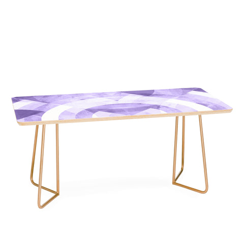 Fimbis Violet Circles Coffee Table